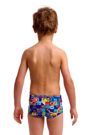 Funky Trunks Toddler Boys Printed Trunks - Bored Games