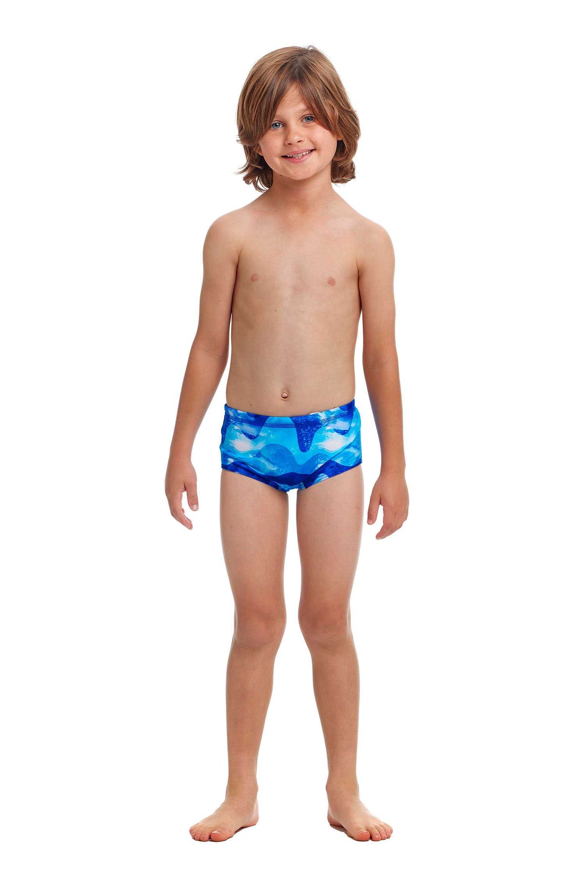 Funky Trunks Toddler Boys Printed Trunks - Dive In
