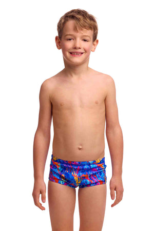 Funky Trunks Toddler Boys Printed Trunks - Dragons Den