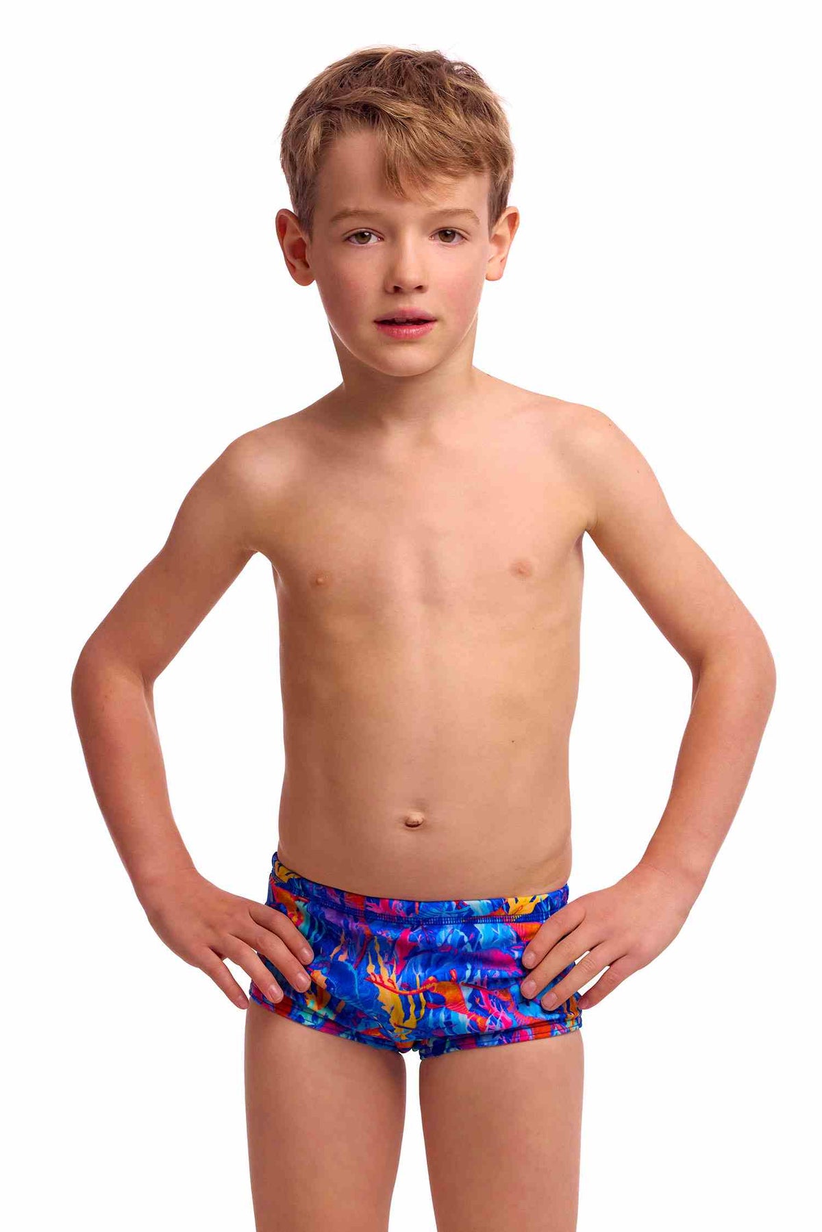 Funky Trunks Toddler Boys Printed Trunks - Dragons Den