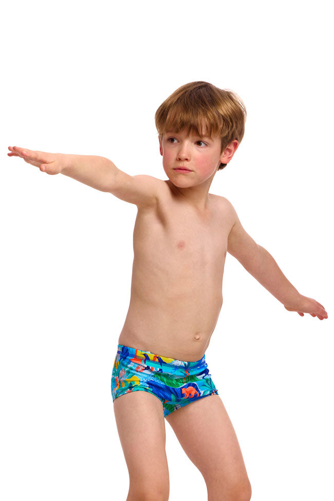 Funky Trunks Toddler Boys Printed Trunks - Duuude