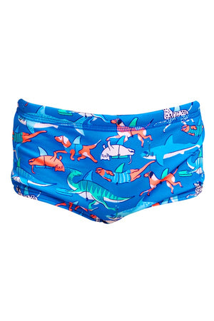 Funky Trunks Toddler Boys Trunks - Fin Swimming
