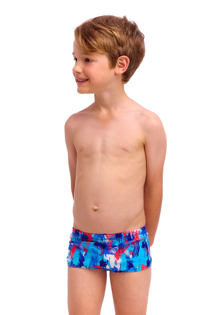 Funky Trunks Boys Printed Trunks - Messy Messy Messy