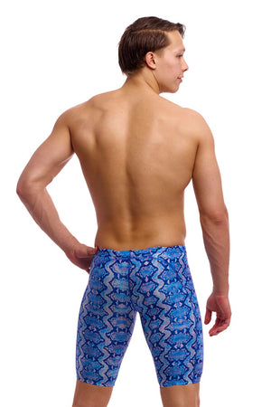 Funky Trunks Mens Training Jammers - Blue Viper