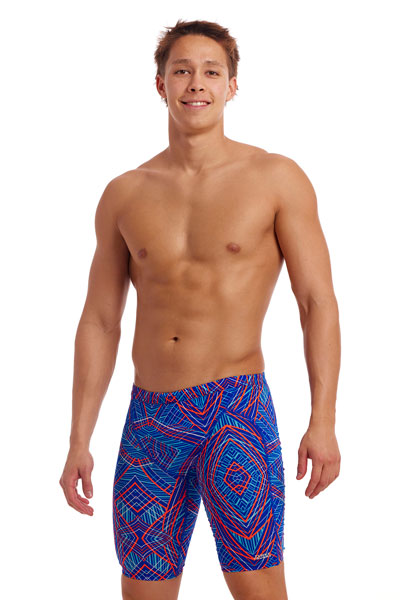 Funky Trunks Mens Training Jammers Frequency