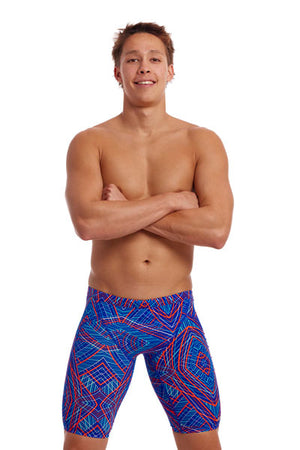 Funky Trunks Mens Training Jammers Frequency