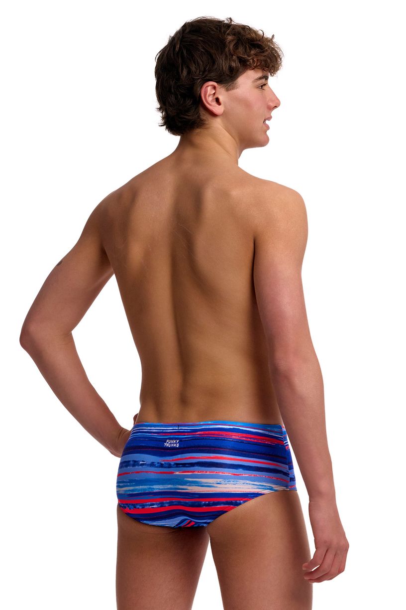 Funky Trunks Boys Sidewinder Trunks - Lost Lines image 3