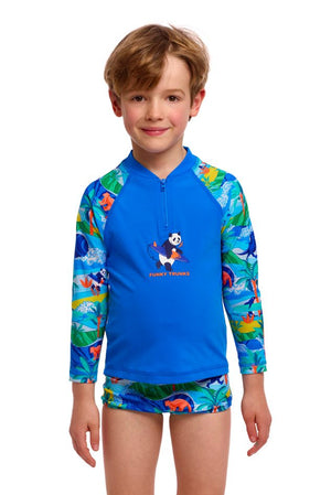 Funky Trunks Toddler Boys Zippy Rash Vest - Duuude
