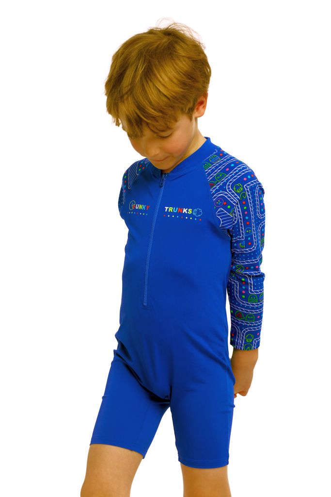 Funky Trunks Toddler Boys Go Jump Suit Much Munchies