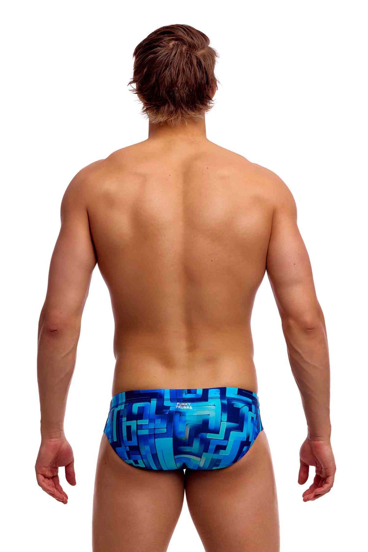 Funky Trunks Mens Seamed Brief - You Blued