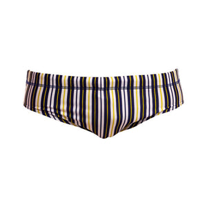 Funky Trunks Mens Classic Brief - Admiralty Stripe