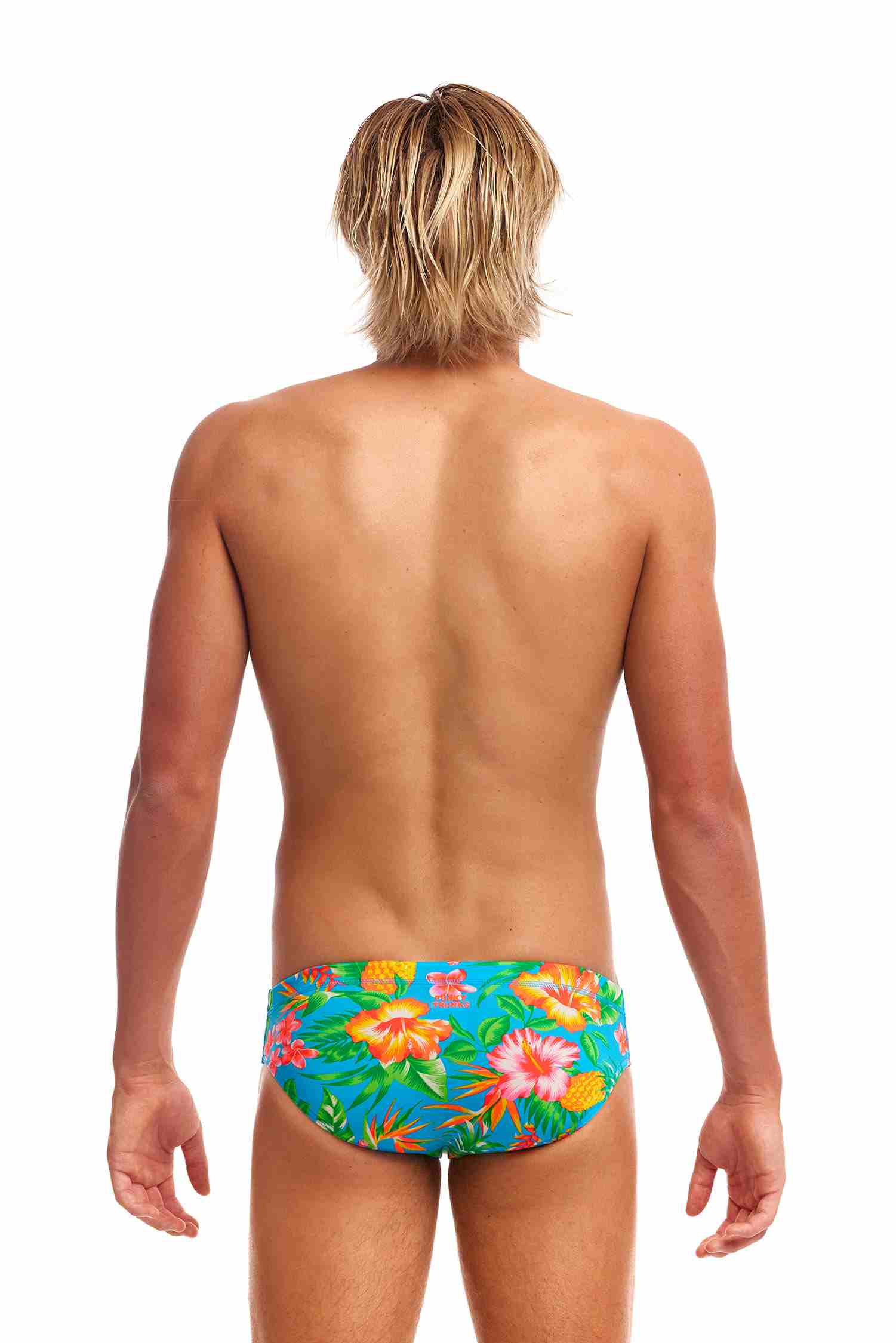 Funky Trunks Mens Classic Brief - Blue Hawaii