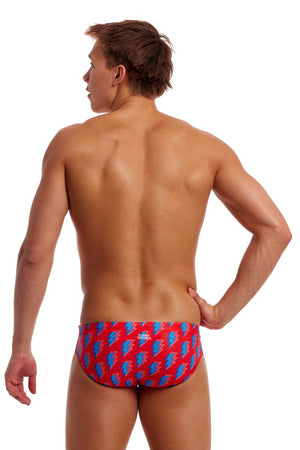Funky Trunks Mens Classic Brief Hot Volt