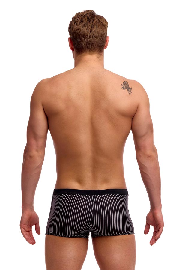 Funky Trunks Mens Square Trunks - Pin Stripe