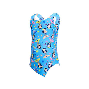 Zoggs Little Girls Scoopback One Piece - Hula