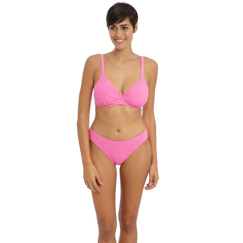 Freya UW Plunge Bikini Top - Ibiza Waves