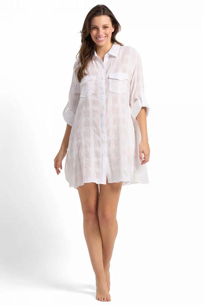 Sunseeker Button Through Shirt - Picnic