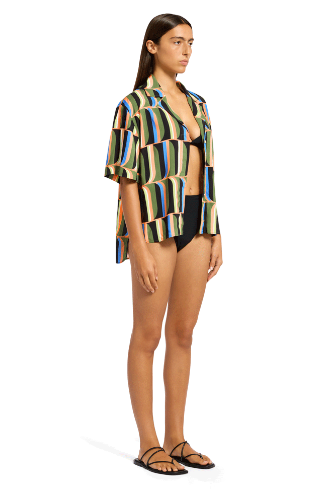 Jets Short Sleeve Shirt - Urban Geo