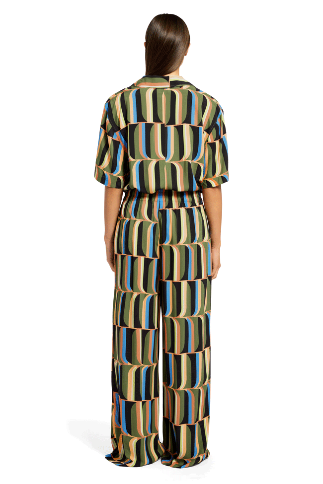 Jets Wide Leg Pant - Urban Geo