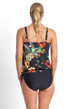Jantzen Bandeau Blouson Singlet - Hibiscus