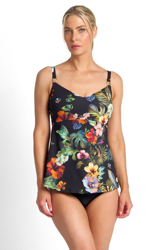 Jantzen DD/E Swing Singlet - Hibiscus