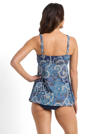 Jantzen DD/E Mesh Frill Singlet - Desert