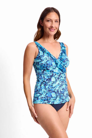 Jantzen Frill Crossover Singlet - Goddess