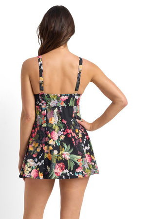 Jantzen Mesh Ruffle Swim Dress - Abbie