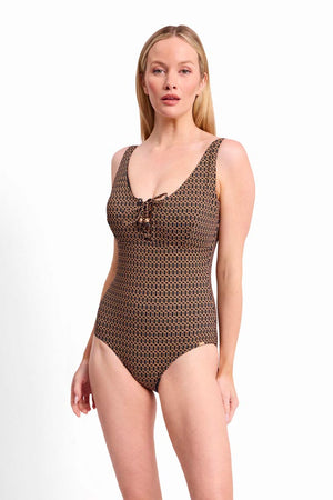 Jantzen E/F Lace Up One Piece - Palma