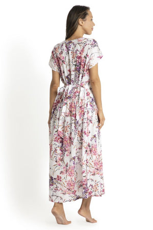 Jantzen Wrap Button Through Dress - Flora