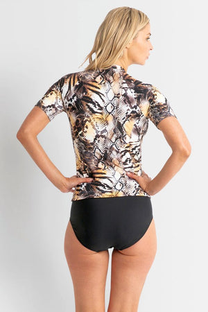 Jantzen Short Sleeve Mastectomy Rashie - Sahara