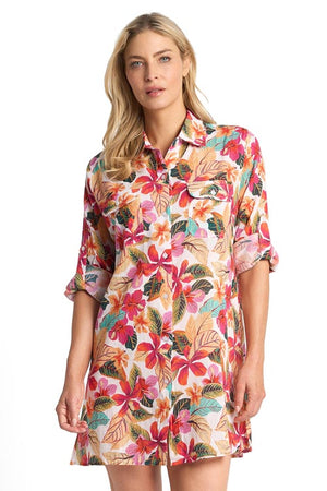 Jantzen Button Through Shirt - Phuket