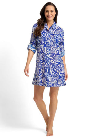 Jantzen Button Through Shirt - Seashells