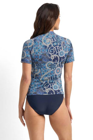 Jantzen Short Sleeve Mastectomy Rashie - Desert