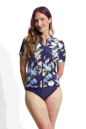 Jantzen Short Sleeve Mastectomy Rashie - Aster