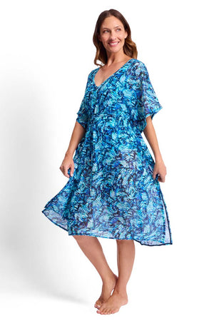 Jantzen Mesh Capri Kaftan - Goddess