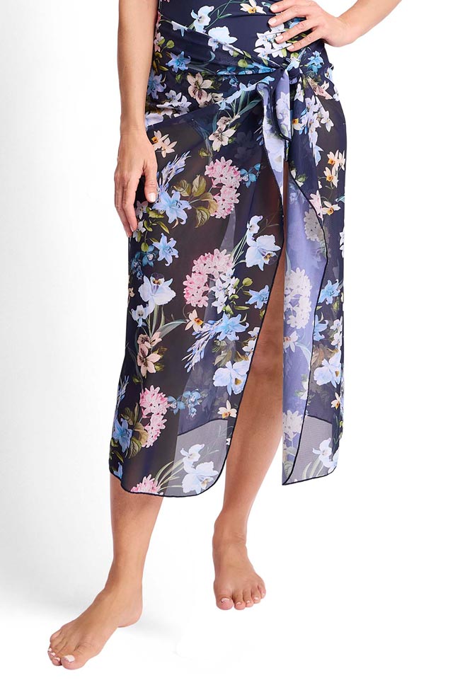 Jantzen Midi Mesh Sarong - Aster