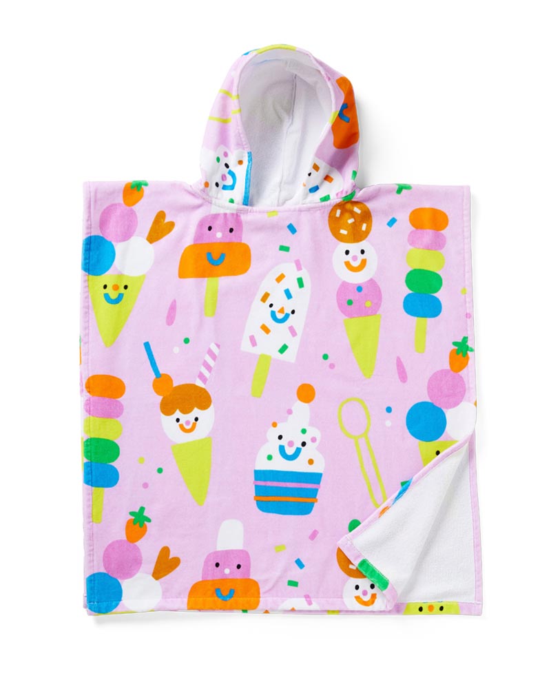 Halcyon Nights Kids Hooded Towel - Sundae Day