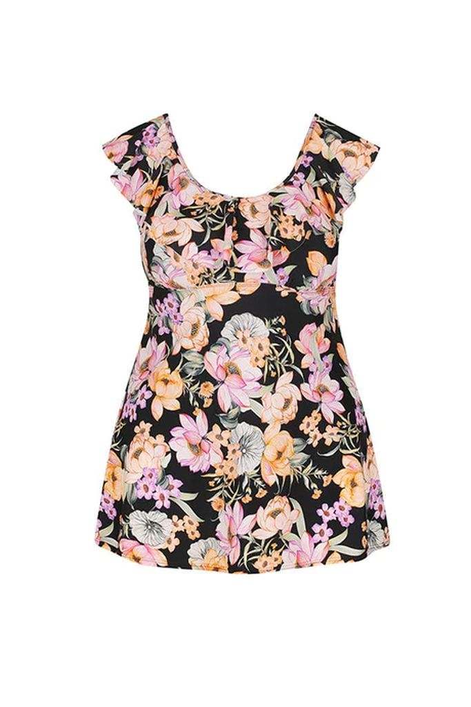 Capriosca Frill Swim Dress - Kokomo