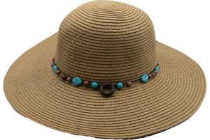Kato Design Mid Brim Hat with Beads
