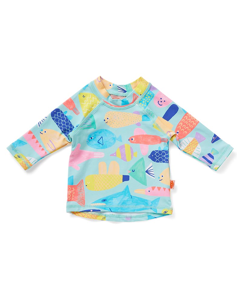 Halcyon Nights Long Sleeve Rash Vest - Rainbow Reef