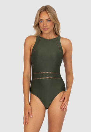 Baku High Neck One Piece - Rococco