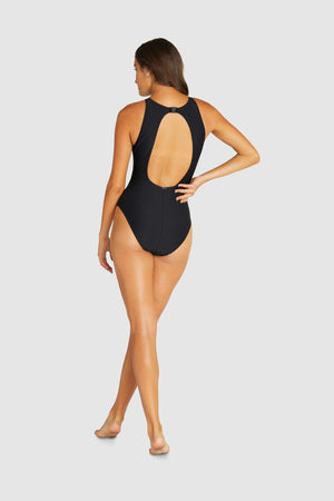 Baku High Neck One Piece - Rococco