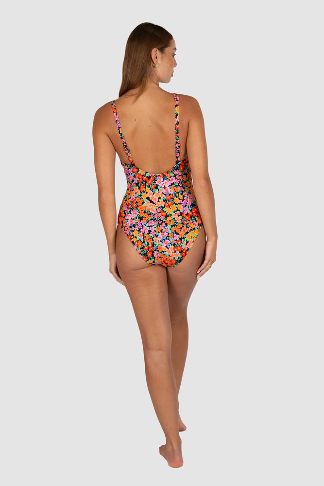 Baku D/E Wrap One Piece - Biarritz