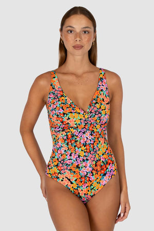 Baku D/E Wrap One Piece - Biarritz