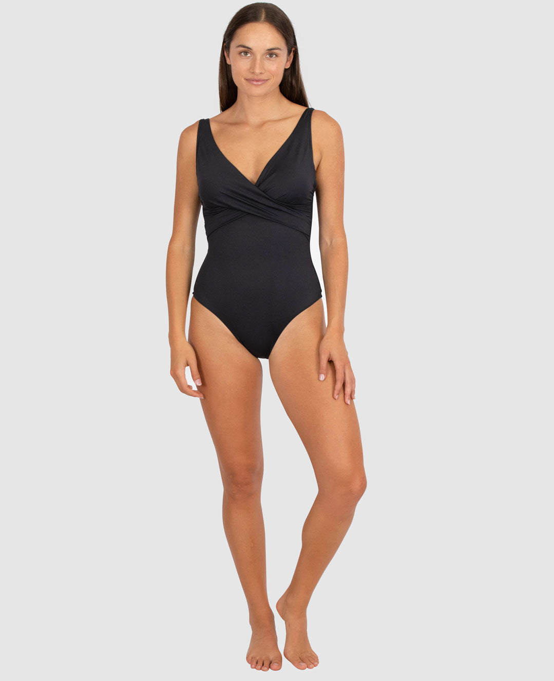 Baku D/E Wrap Underwire One Piece - Chloro-Resist