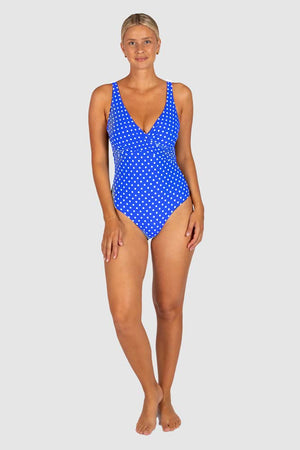 Baku D-E Wrap One Piece - Parisian Summer