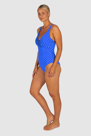 Baku D-E Wrap One Piece - Parisian Summer