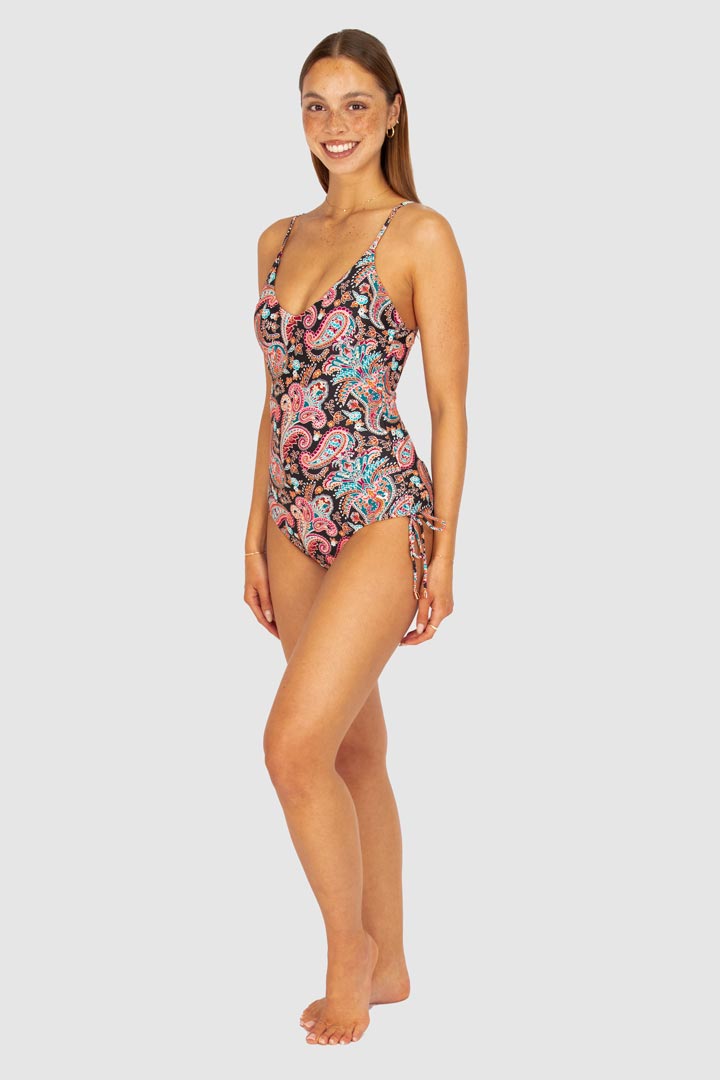 Baku Ruched One Piece - Marrakesh
