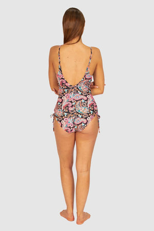Baku Ruched One Piece - Marrakesh